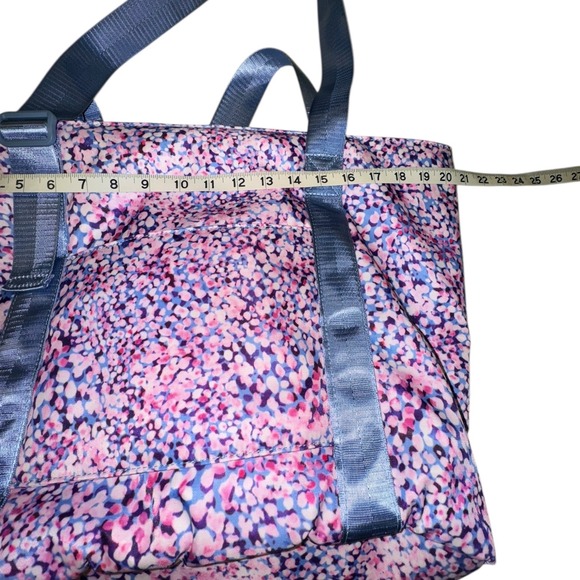 Wildfox Floral Print insulated Tote Bag Pink Blue Purple Picnic / Winery - Picture 2 of 6